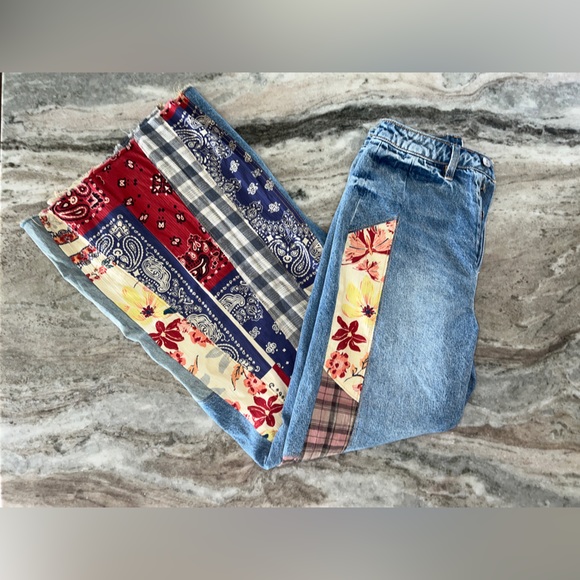 Free People Cortez Pieced Jeans - Picture 6 of 8